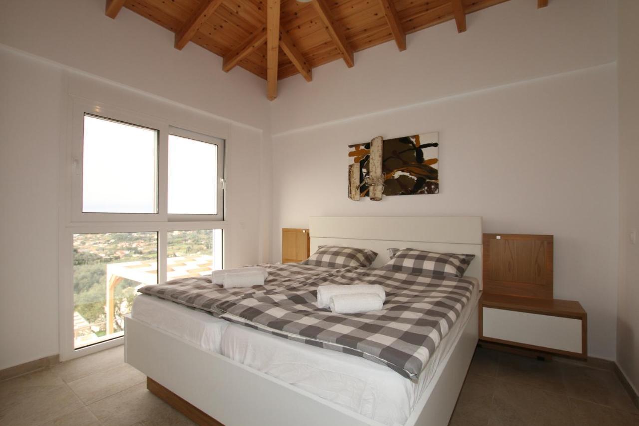 Sunset Sea View Villa 5 Arillas  Bagian luar foto