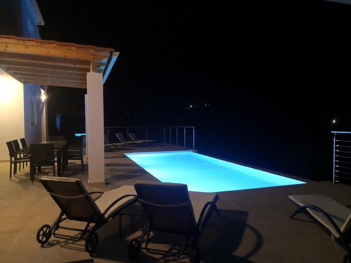 Sunset Sea View Villa 5 Arillas  Bagian luar foto
